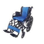 Αναπηρικό αμαξίδιο αλουμινίου-Μπλε\Μαύρο